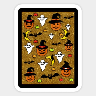 halloween pattern Sticker